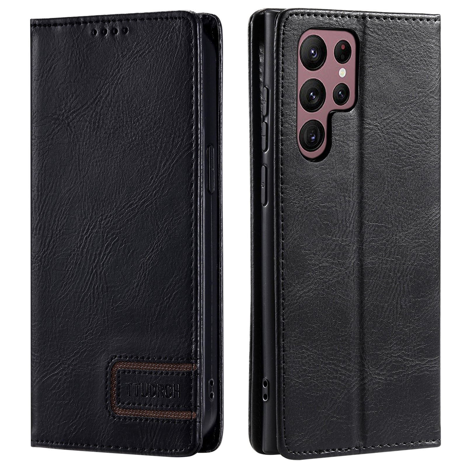 TTUDRCH Style 007 For Samsung Galaxy S22 Ultra 5G RFID Blocking Phone Cover Leather Case with Stand Wallet TTUDRCH Style 007 For Samsung Galaxy S22 Ultra 5G RFID Blocking Phone Cover Leather Case with Stand Wallet